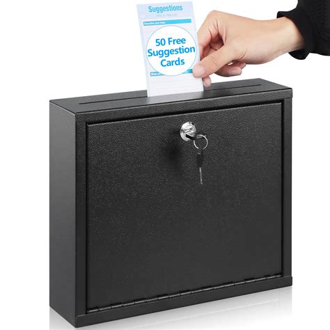 buy metal suggestion box|kyodoled suggestion box with lock.